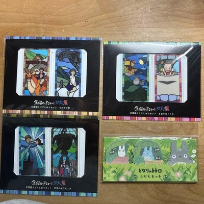 Kinyo Road Show & Ghibli Clear Bookmark My Neighbor Totoro Sticky Note Set