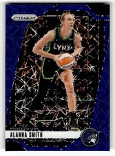 2024 Panini Prizm WNBA #111 Alanna Smith Blue Velocity Prizms