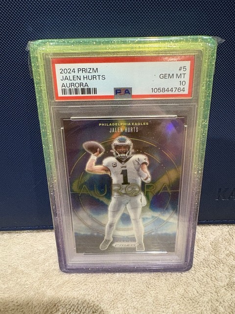 2024 Panini Prizm Jalen Hurts Aurora PSA 10
