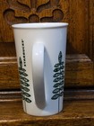 STARBUCKS 2015 Holiday Green & White Christmas Trees Tall Coffee Tea Latte Mug  — photo 2