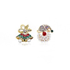 Christmas Snowflake Earrings for Women Cute Snowflakes Dangle Earrings Silv - 04