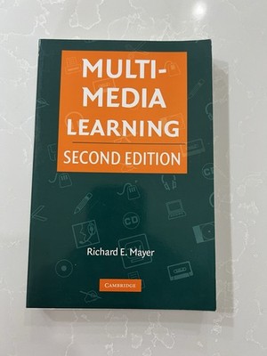 Cambridge Univ Press Multimedia Learning 2nd Edition Mayer Paperback 2009