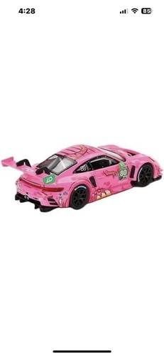 Mini GT #872 Porsche 911 GT3 R #80 AO Racing 2023 IMSA VIRginia Roxy - Pink - 第 3/5 張圖片