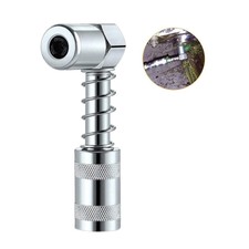 90 Degree Grease Coupler Adapter Grease Nozzle Adapter Grease Gun- Accessory