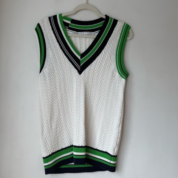 Trina Turk Seapointe 2 Sleeveless Knit Vest S NWT