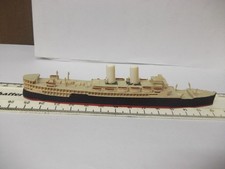 WIRRAL  MINIATURE SHIPS 13B -1200/1250 SCALE -UNIDENTIFIED -PART PAINTED-14.1 CM