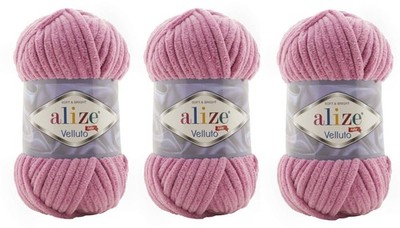 Velluto 100 MicroPolyester Baby Blanket Yarn 3 Skeins 225 Yds Super Bulky