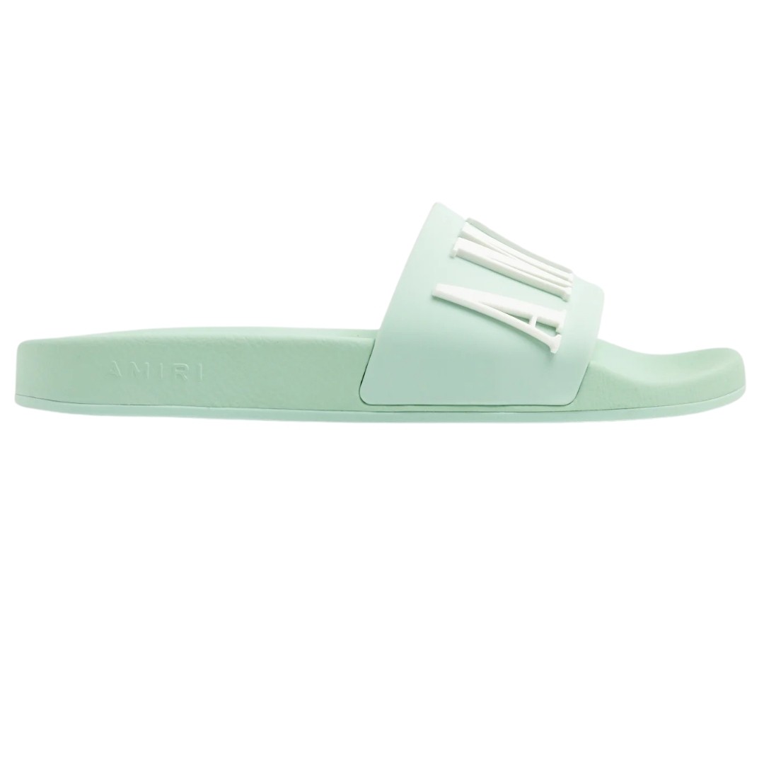 Amiri Sage Green Pool Sliders 36990₽