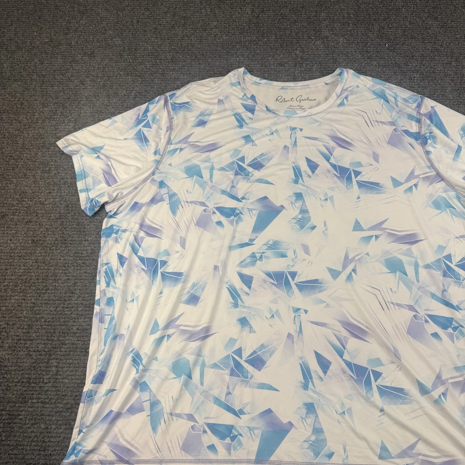Robert Graham Shirt Mens 4XL Geometric Pattern Crew Neck Lightweight Tee - Image 2 of 4
