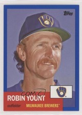 2016 Topps Archives 1953 Design Blue Border 7/199 Robin Yount #12 HOF 9yi