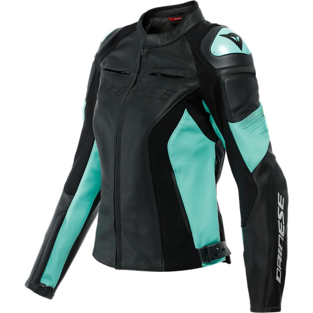 Dainese Racing 4 Ladies Motorcycle Motorbike Leather Jacket Black