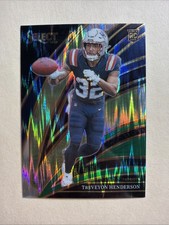 Treveyon Henderson Select 2025 Black & Green  Prizm Club Level No. 278 Rookie RC
