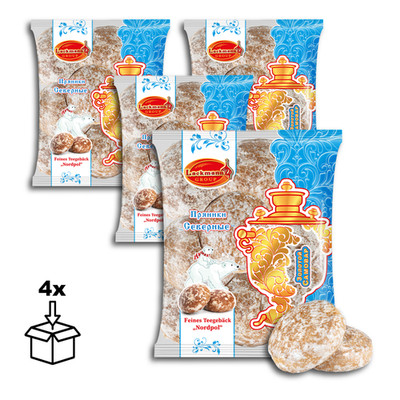 Lackmann Feines Teegebäck ''Prjaniki Nordpol'' - 4 x 400g