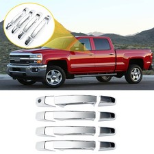 Chrome Door Handle Cover Trim For 2007-2014 Chevy Suburban Avalanche Accessories