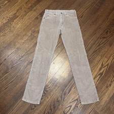 Vintage 70s Tan Lev  s Corduroy Pants  Measurements: 30  waist 33  Length