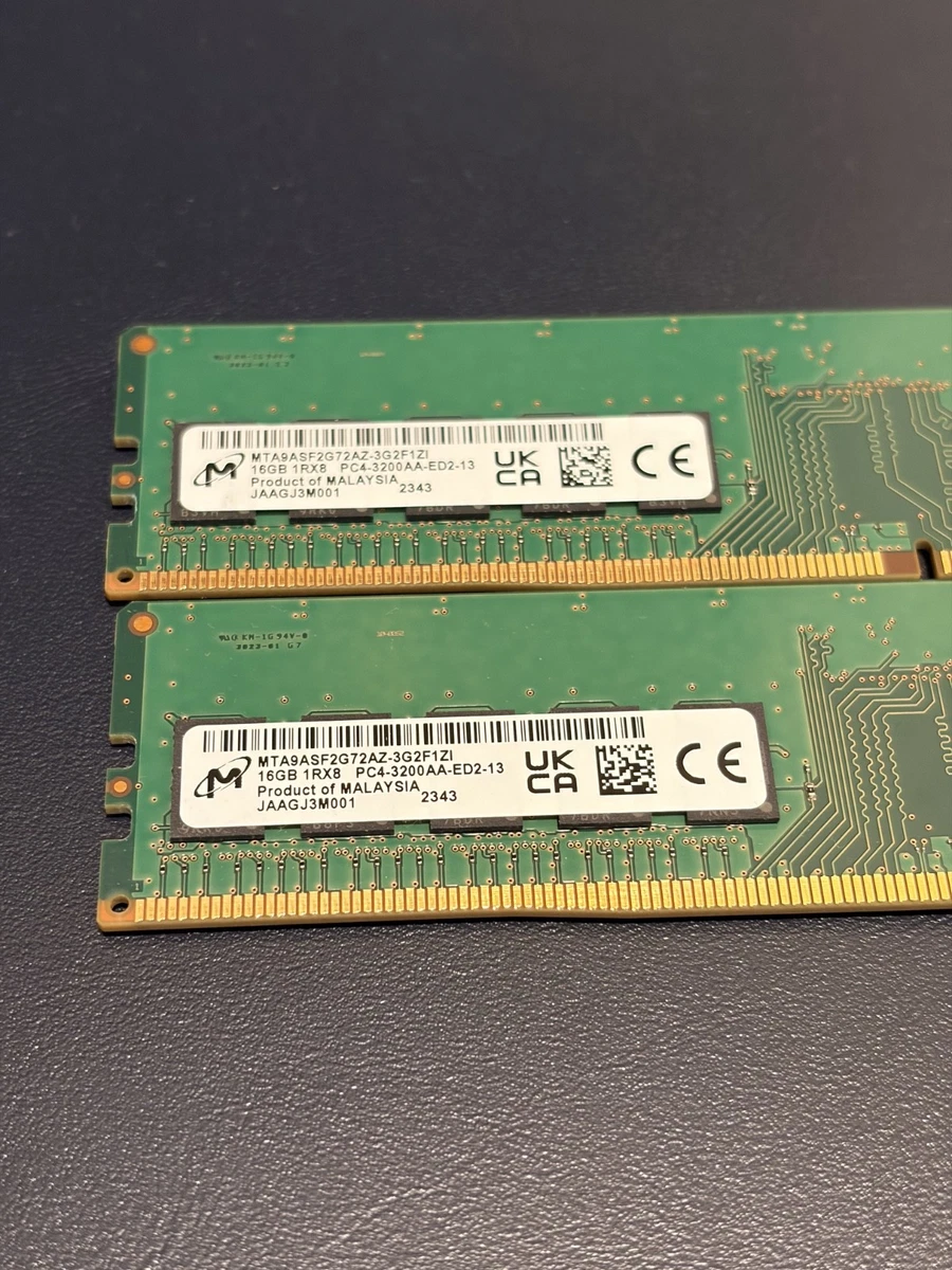 Micron DDR4 SDRAM 32 GB Total Capacity Memory (RAM) for sale | eBay