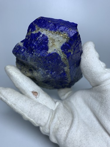 Lapis lazuli High Quality Dark Blue rough piece 700 grams - Picture 13 of 14