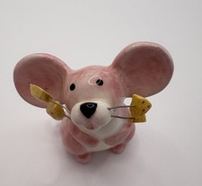 2002 Annaco Creations Mouse With Cheese Whiskers Preowned / Preloved 2 1/2 High