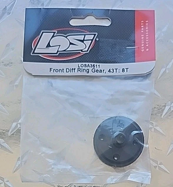 Losi Front Diff Ring Gear (43T) 8T LOSA3511 - Image 1 of 1