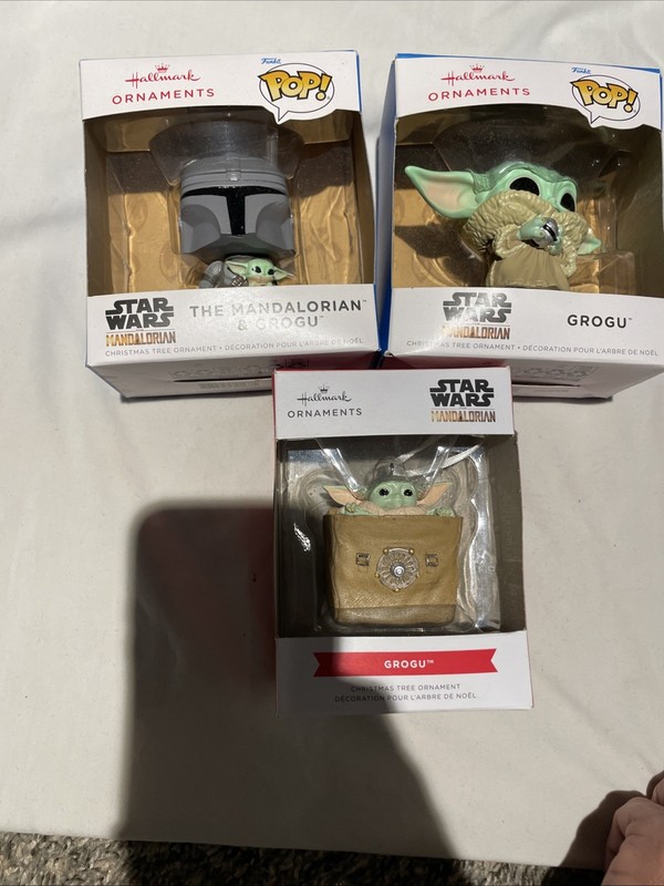 Star Wars Pop Funko Christmas Ornaments Grogu