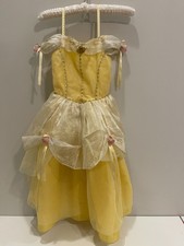 VTG Disney Store and The Beast Belle Dress Size Child SZ S 6/6X