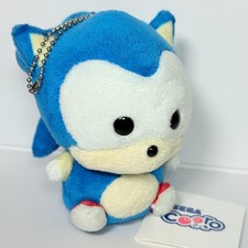 Sonic the Hedgehog plush keychain - SEGA store Tokyo official plushie New 