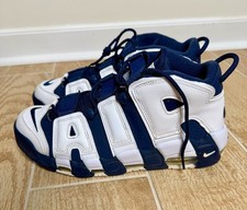 Nike Air More Uptempo White Midnight Navy for Sale | Authenticity