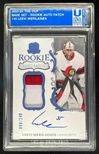 2023-24 The Cup #140 Leevi Merilainen Rookie Patch Auto Autograph Auto /249