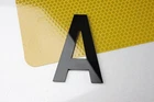 Wholesale 3D 4D Gel Acrylic Motorbike Number Plate Letters Stick On Self Adhesiv