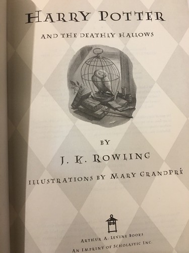 Harry Potter and the Deathly Hallows J K Rowling 2007 1st US Ed 1st Hardcover - Picture 3 of 7
