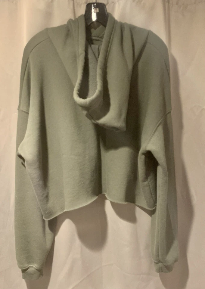Sudadera corta con capucha verde XL Bella- Collection Pure VS para mujer Foto 2 de 4