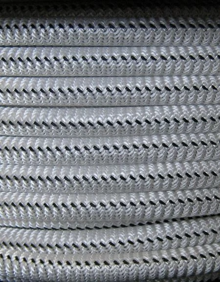 Cable de amortiguador elástico de 3/8′′ 500 ft blanco con trazador negro grado marino resistente Foto 2 de 2