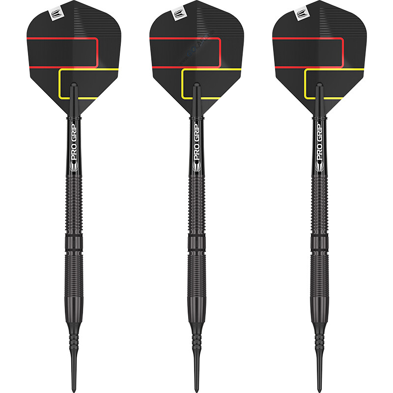 Мишень для мягких дротиков Gabriel Clemens Черная из 90% вольфрама Softdarts Dartpfeile NEU 