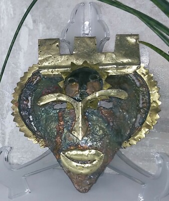 Layered Metal Face Mask 