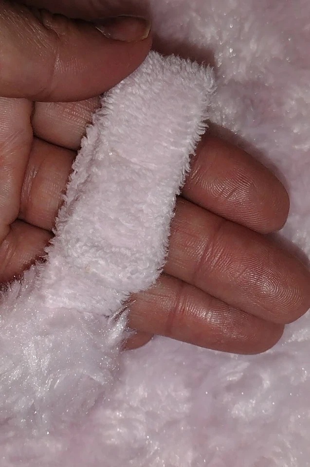 Mantas Beyond Bebé Niña Rosa Remolino Conejito Seguridad Binky Asiento de Coche Cuna Lovey Z Foto 3 de 4