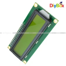 1602 Yellow Backlight 16x2 Lines Character LCD Display Module HD44780 Controller