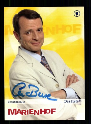 Christian Buse Marienhof Autogrammkarte Original Signiert ## BC 173187
