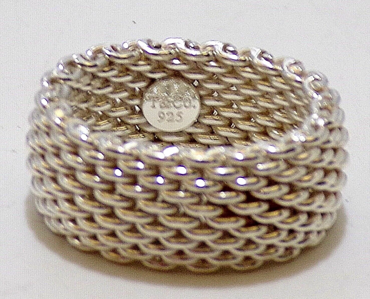 Ebay tiffany mesh ring sale
