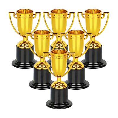 20PCS Mini Plastic Gold Cups Trophies For Children Early Learning Toys Prizes Childre Xc4043