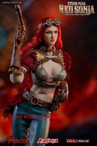 1/6 12" Punk Red Sonja Female DELUXE Figure Phicen TBLeague PL2019-140B - Picture 7 of 12