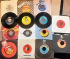 MIXED LOT rock pop 45s 1980s Michael Jackson Madonna Jagger Journey Chicago More