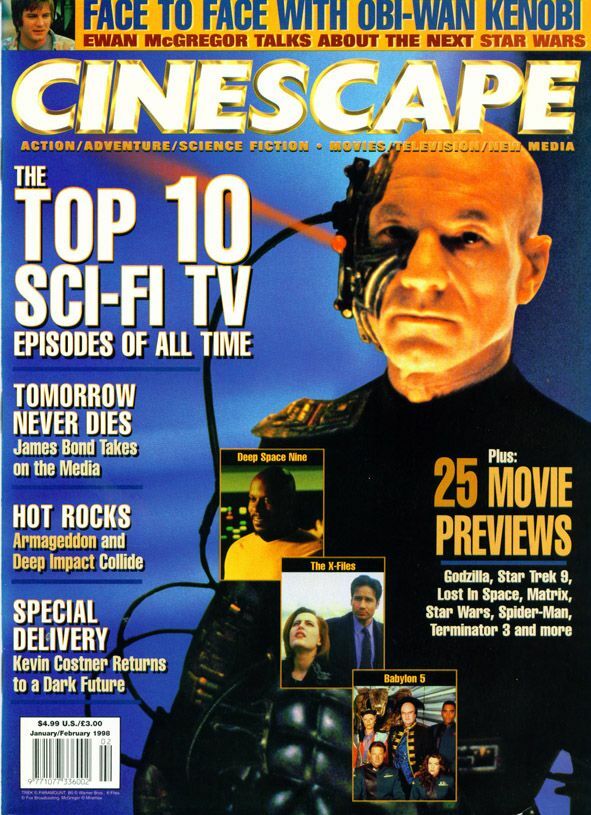 Original 1994-2004 CINESCAPE Magazine Collection - Sci-Fi