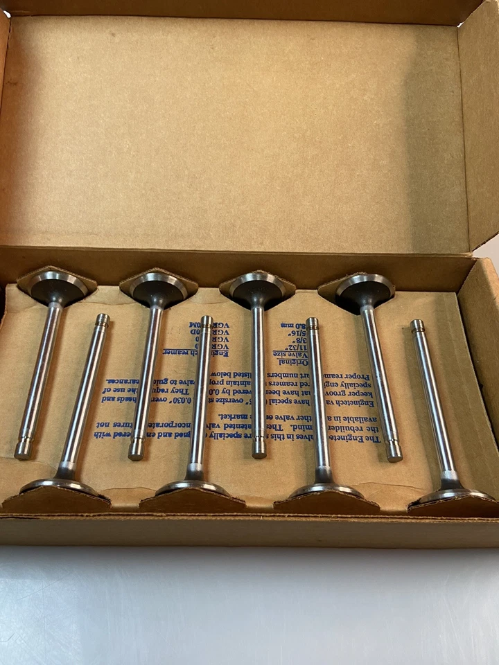 Válvulas de escape Enginetech (8) E1885 para Ford F-150 1975-1984 Foto 2 de 3