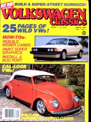 MAG: VOLKSWAGEN CLASSICS v.1 #1 spring 1983-SCIROCCO-VW FN