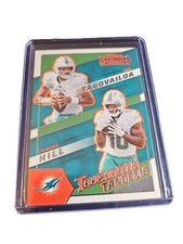 22 Panini Contenders Touchdown Tandems Tua/Hill Emerald Green Parallel #TDT-MIA