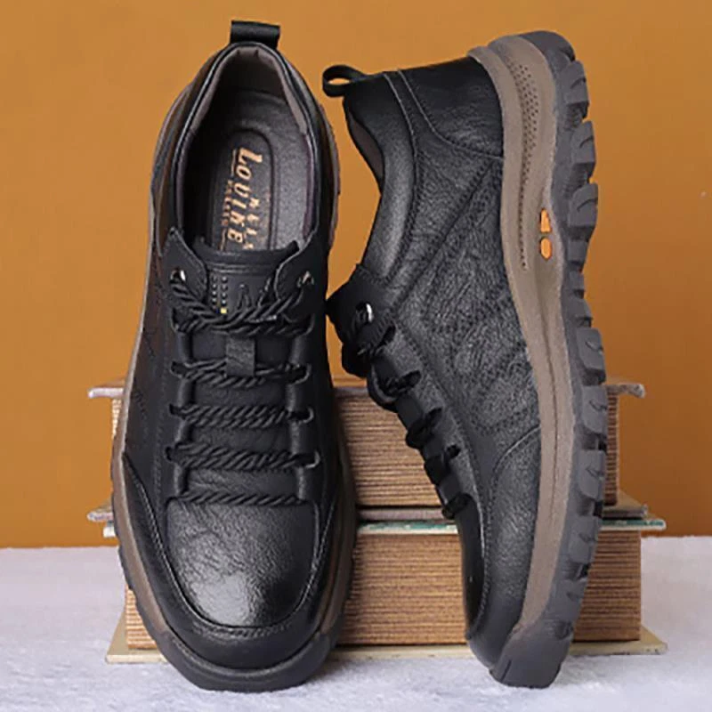 Zapatos De Cuero Casuales Para Hombre Zapatillas De Trabajo Antideslizante  Lujo