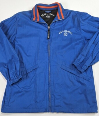 ジャケット・アウター Polo Ralph Lauren 1967 Denim Jacket POLO RL RALPH LAUREN SPORTSMAN NY DENIM JEAN JACKET USA FLAG PATCH