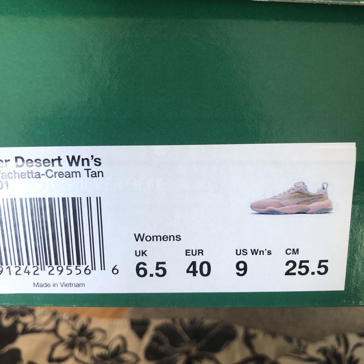 Size PUMA Thunder Desert Particle Beige W for sale online - Main Image