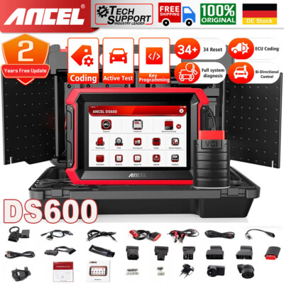 2026 ANCEL DS600 Car Bidirectional Scanner OBD2 Diagnostic Tool IMMO EPB DPF