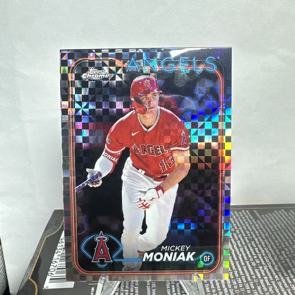 2024 Topps Chrome Mickey Moniak /250 Purple Refractor #51(+X-Factor And X2 Base) - Image 4 of 4